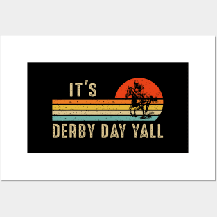 It's Derby Day Yall Funny Horse Racing Lover Day Posters and Art